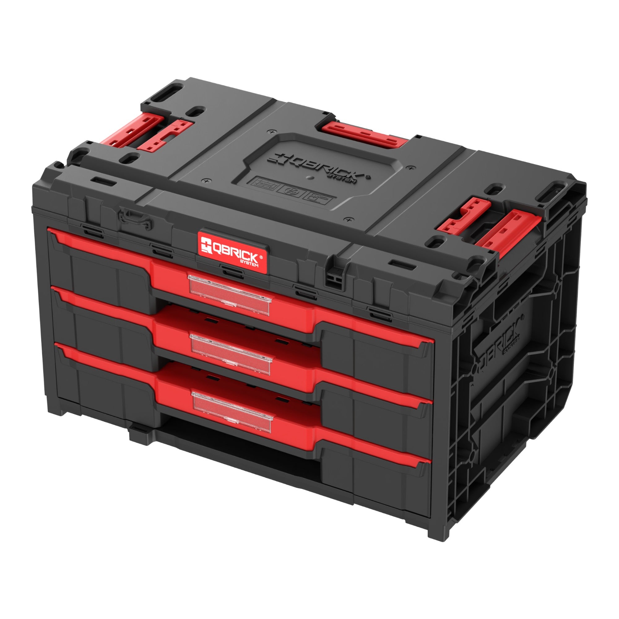 Qbrick System ONE Drawer 3 Toolbox 2 0 Werkzeugbox 587 x 380 x 340 mm 27 l mit drei Schubladen 0 - toolbrothers