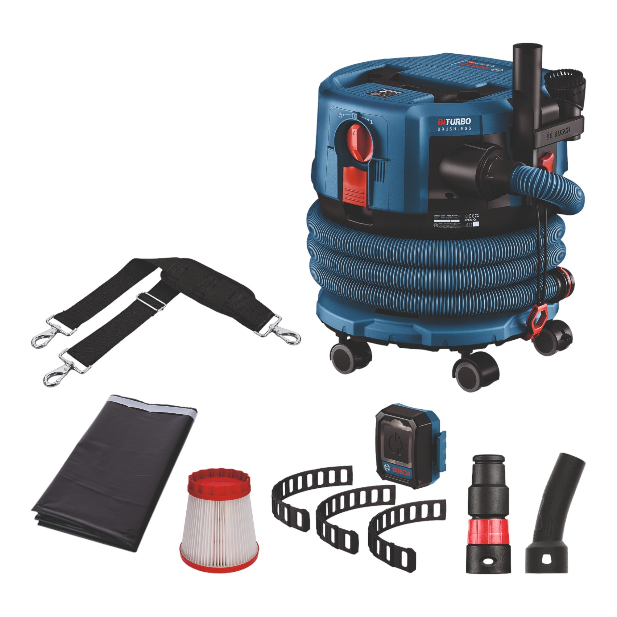 Bosch GAS 18V 12 MC Professional Akku Staubsauger BITURBO Brushless 1x ProCore Akku 5 5 Ah Zubehoer ohne Ladegeraet 1 - toolbrothers