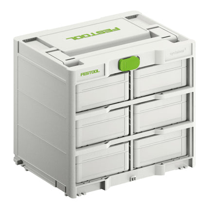 Festool Rack SYS3-RK/6 M 337-Set Systainer³ 6 piezas ( 577816 ) para todas las variantes de Systainer³ S 76