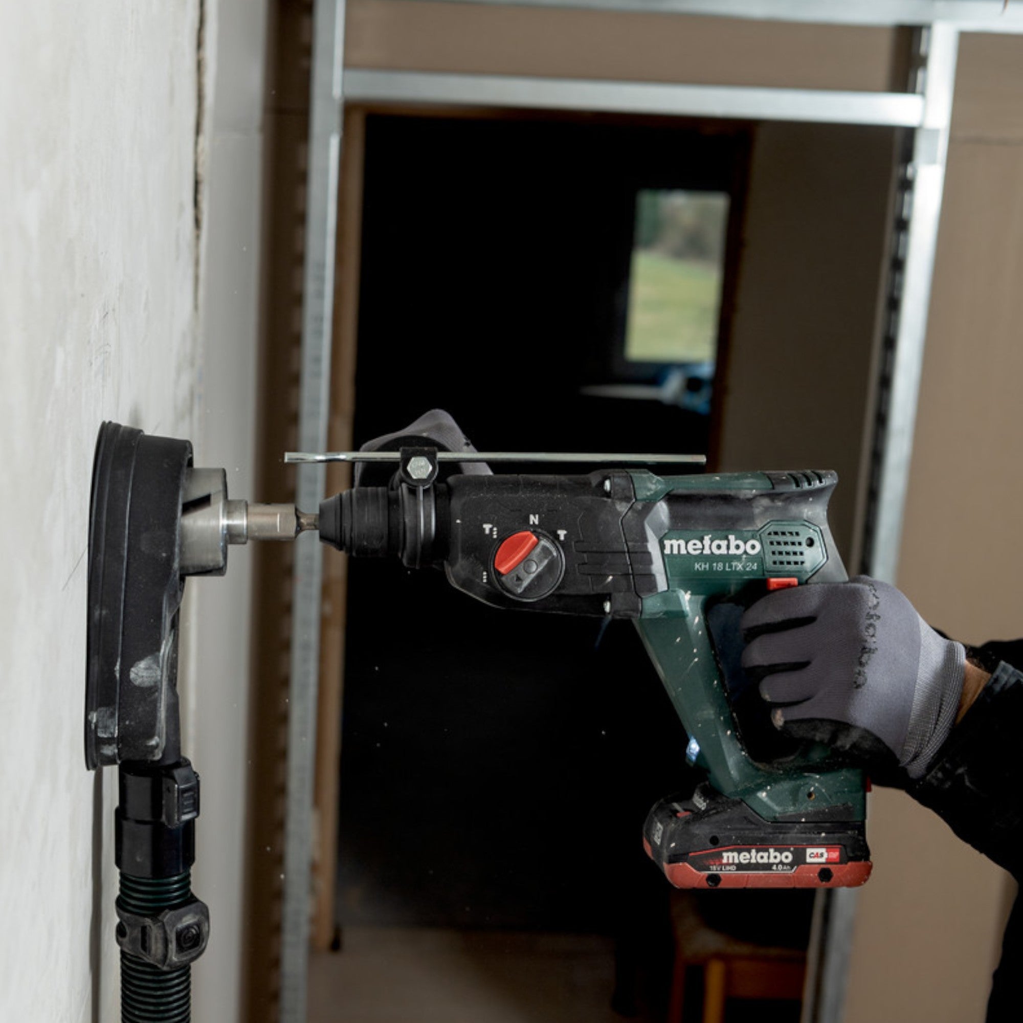 Metabo KH 18 LTX 24 Akku Kombihammer 18 V 2 1 J SDS Plus 1x Akku 4 0 Ah ohne Ladegeraet 2 - toolbrothers