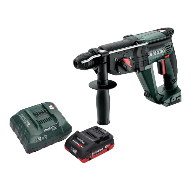 Martello combinato a batteria Metabo KH 18 LTX 24 18 V 2,1 J SDS Plus + 1x batteria LiHD 4,0 Ah + caricatore