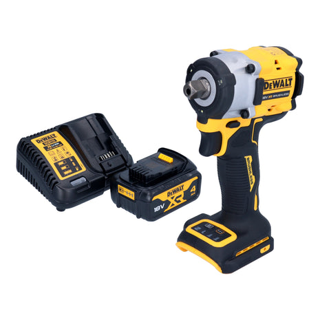 DeWalt DCF 922 M1 cordless impact wrench 18 V 406 Nm 1/2" brushless + 1x rechargeable battery 4.0 Ah + charger