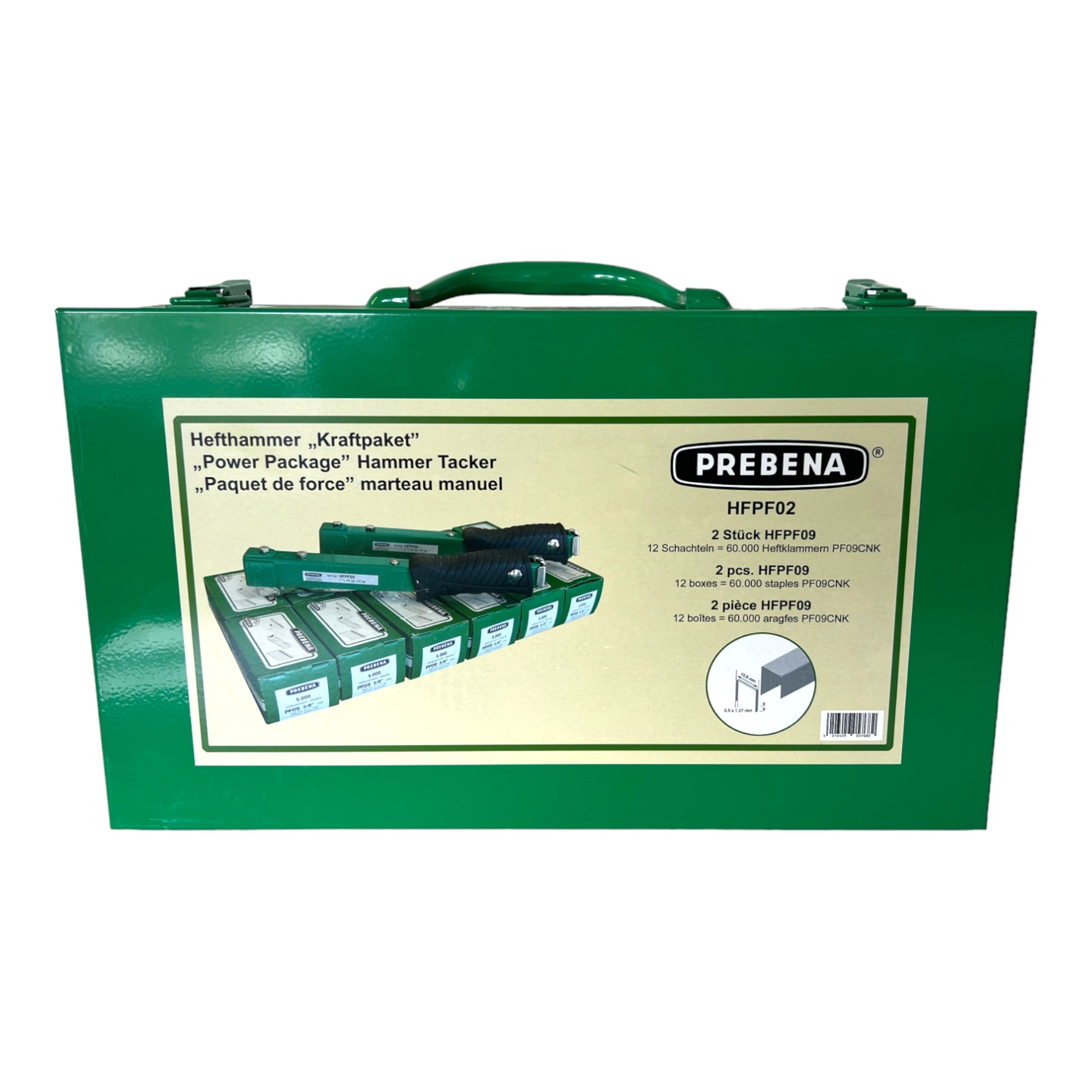 Prebena Metall Transportkoffer 430 x 255 x 110 mm Universal Schaumstoffeinlage 1 - toolbrothers