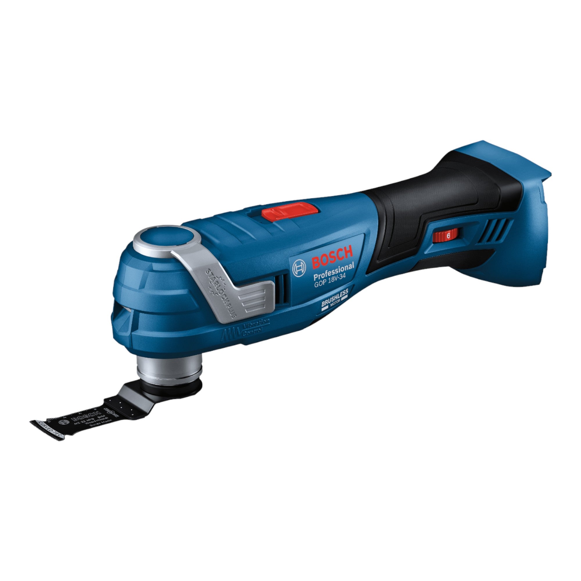 Bosch GOP 18V 34 Professional Akku Multi Cutter 18 V Starlock Plus 1x Akku 5 0 Ah Ladegeraet 17 tlg Zubehoer L Boxx 1 - toolbrothers