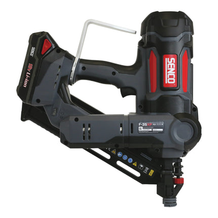 SENCO F-35 XP Fusion chiodatrice a batteria 18 V 50-90 mm ( 10G2001N ) + 2x batteria ricaricabile 3,0 Ah + caricatore + custodia