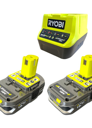 Ryobi RC18120-215X Starter Set 18 V ONE+ with 2x battery 1.5 Ah + charger