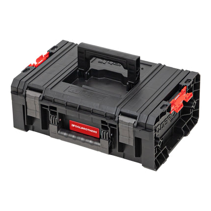 Toolbrothers RHINO Werkzeugkasten Set 2 RHINO L Werkzeugkoffer ECO Basic + 2x RHINO L Organizer ECO Höhe M Boxen IP54