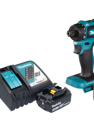 Makita DDF 083 RF1 taladro atornillador inalámbrico 18 V 40 Nm 1/4'' sin escobillas + 1x batería 3,0 Ah + cargador