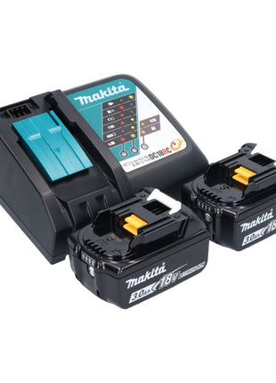 Makita DDF 083 RF taladro atornillador inalámbrico 18 V 40 Nm 1/4'' sin escobillas + 2x baterías 3,0 Ah + cargador