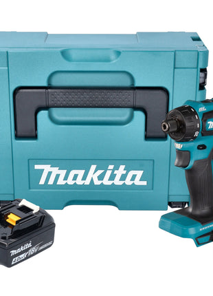 Makita DDF 083 M1J taladro atornillador inalámbrico 18 V 40 Nm 1/4'' sin escobillas + 1x batería 4,0 Ah + Makpac - sin cargador