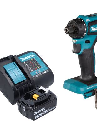 Makita DDF 083 SF1 cordless drill driver 18 V 40 Nm 1/4'' brushless + 1x rechargeable battery 3.0 Ah + charger