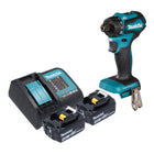 Makita DDF 083 SM cordless drill driver 18 V 40 Nm 1/4'' brushless + 2x rechargeable battery 4.0 Ah + charger