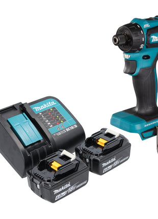 Makita DDF 083 SG Perceuse-visseuse sans fil 18 V 40 Nm 1/4'' Brushless + 2x batterie 6,0 Ah + chargeur