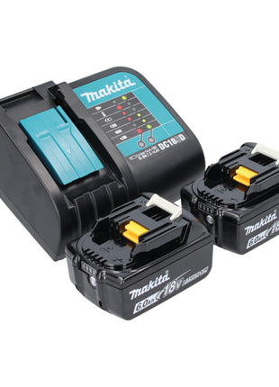 Makita DDF 083 SG Perceuse-visseuse sans fil 18 V 40 Nm 1/4'' Brushless + 2x batterie 6,0 Ah + chargeur