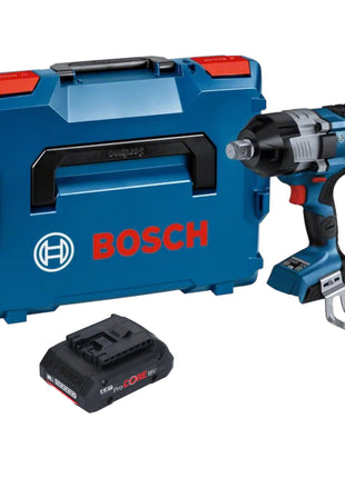 Bosch GDS 18V-1600 HC Atornillador de impacto inalámbrico profesional 18 V 1600 Nm 3/4'' BITURBO Brushless + 1x batería ProCORE 4,0 Ah + L-Boxx - sin cargador