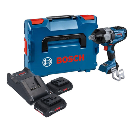 Bosch GDS 18V-1600 HC Avvitatore a impulsi professionale a batteria 18 V 1600 Nm 3/4'' BITURBO Brushless + 2x batteria ricaricabile ProCORE 4,0 Ah + caricatore + L-Boxx