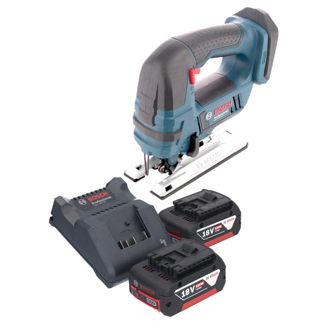 Bosch GST 18V-Li B Professional Akku Stichsäge 18 V + 2x Akku 5,0 Ah + Ladegerät