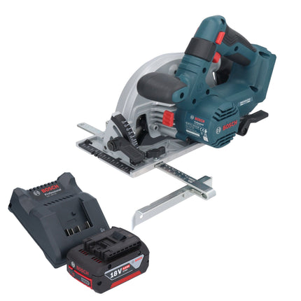 Bosch GKS 18V-57-2 Sierra circular profesional con acumulador 18 V 165 mm sin escobillas + 1x acumulador 4,0 Ah + cargador