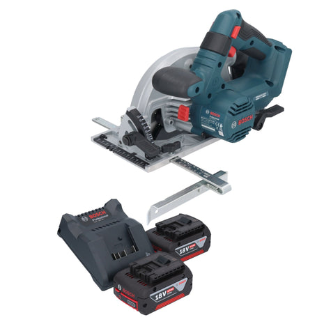 Bosch GKS 18V-57-2 Professional cordless circular saw 18 V 165 mm brushless + 2x rechargeable battery 4.0 Ah + charger