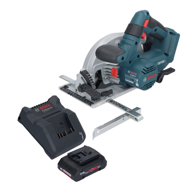 Bosch GKS 18V-57-2 Sierra circular profesional con acumulador 18 V 165 mm sin escobillas + 1x acumulador ProCORE 4,0 Ah + cargador
