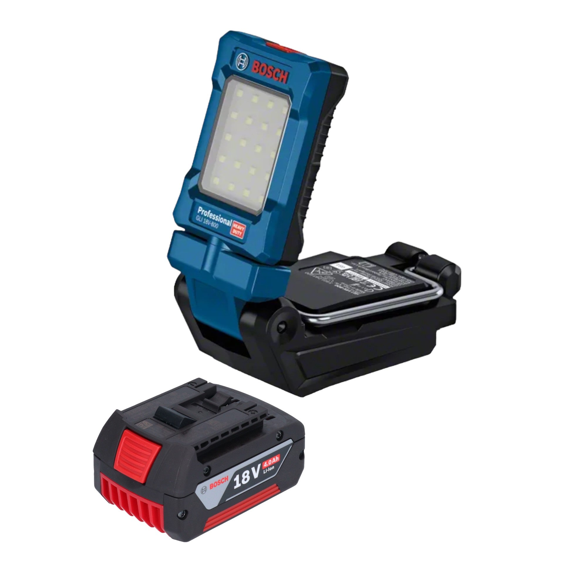 Bosch GLI 18V 800 Professional Akku Leuchte 18 V 800 lm 1x Akku 4 0 Ah ohne Ladegeraet 0 - toolbrothers