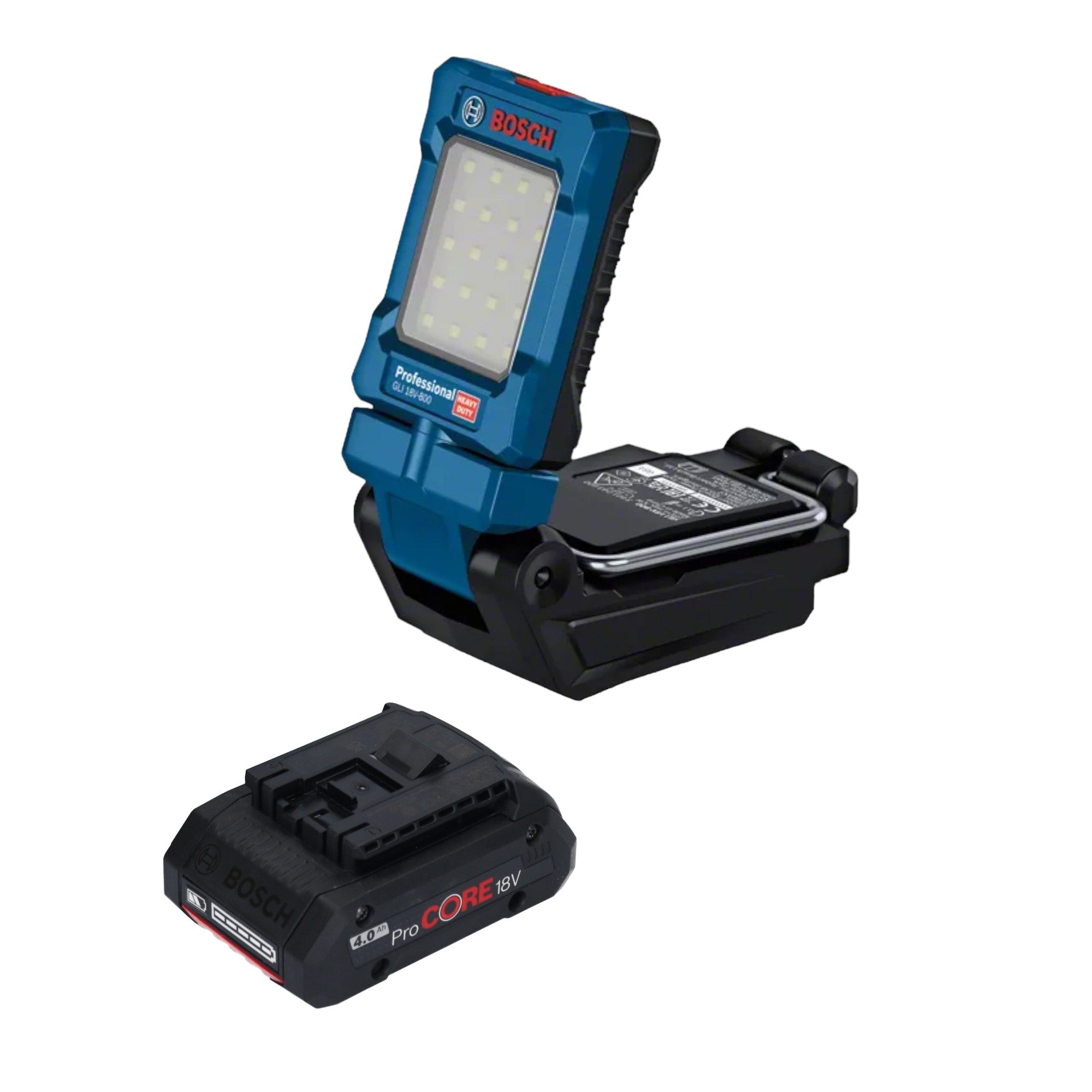 Bosch GLI 18V 800 Professional Akku Leuchte 18 V 800 lm 1x ProCORE Akku 4 0 Ah ohne Ladegeraet 0 - toolbrothers