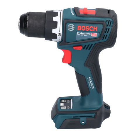 Taladro inalámbrico profesional Bosch GSR 18V-90 C 18 V 64 Nm Brushless + 1x Batería 2.0 Ah + Cargador + L-Boxx