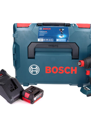 Bosch GDX 18V-210 C Avvitatore a impulsi professionale a batteria 18 V 210 Nm brushless + 1x batteria ricaricabile 5,0 Ah + caricabatterie + L-Boxx