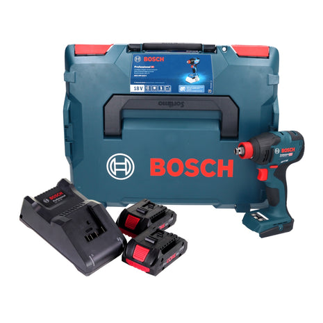 Bosch GDX 18V-210 C Atornillador de impacto giratorio a batería profesional 18 V 210 Nm sin escobillas + 2x batería ProCORE 4,0 Ah + cargador + L-Boxx