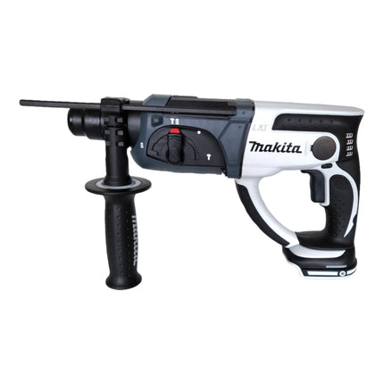 Makita DHR 202 SF2W Martillo perforador sin cable 18 V 20 mm 2,0 J blanco + 2x batería recargable 3,0 Ah + cargador + maletín