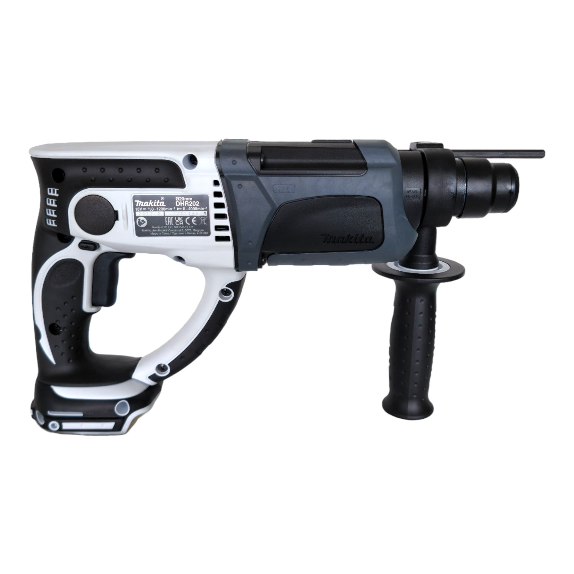 Makita DHR 202 RFW Akku Bohrhammer 18 V 20 mm 2 0 J weiss 2x Akku 3 0 Ah Ladegeraet Koffer 4 - toolbrothers