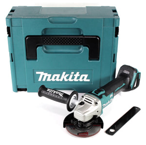 Makita DGA 454 ZJ Akku Winkelschleifer 18V 115mm Solo + Makpac - ohne Akku, ohne Ladegerät