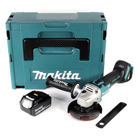 Makita DGA 454 G1J Akku Winkelschleifer 18 V 115mm + 1x Akku 6,0Ah + Makpac - ohne Ladegerät - Toolbrothers