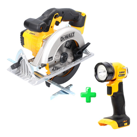 DeWalt DCS 391 N cordless circular saw 18 V 165 mm + saw blade + DeWalt DCL 040 18V XR Li-Ion cordless lamp