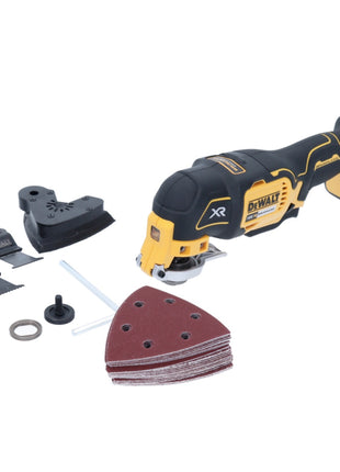 DeWalt DCS 355 N Oscillateur sans fil Multitool 18 V Brushless + accessoires + DeWalt DCL 040 18V XR Li-Ion Lampe sans fil