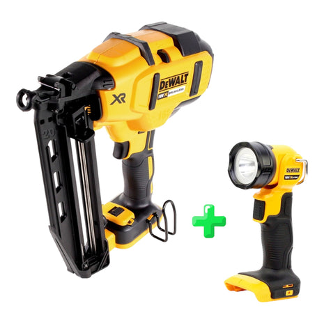 DeWalt DCN 660 N Akku Nagler 18V 32 63mm Brushless Solo DeWalt DCL 040 18V XR Li Ion Akku Lampe 1 - toolbrothers