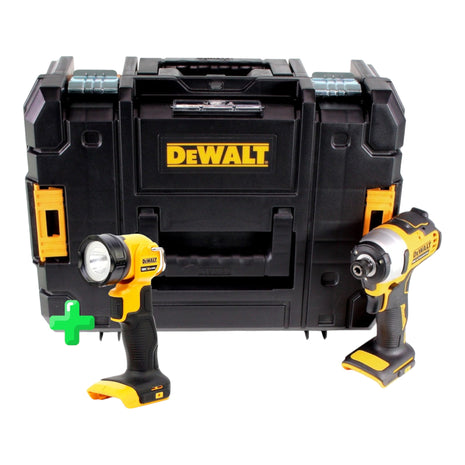 DeWalt DCF 809 NT cordless impact wrench 18 V Brushless Li-Ion Solo in T-STAK Box + DeWalt DCL 040 18V XR Li-Ion battery lamp