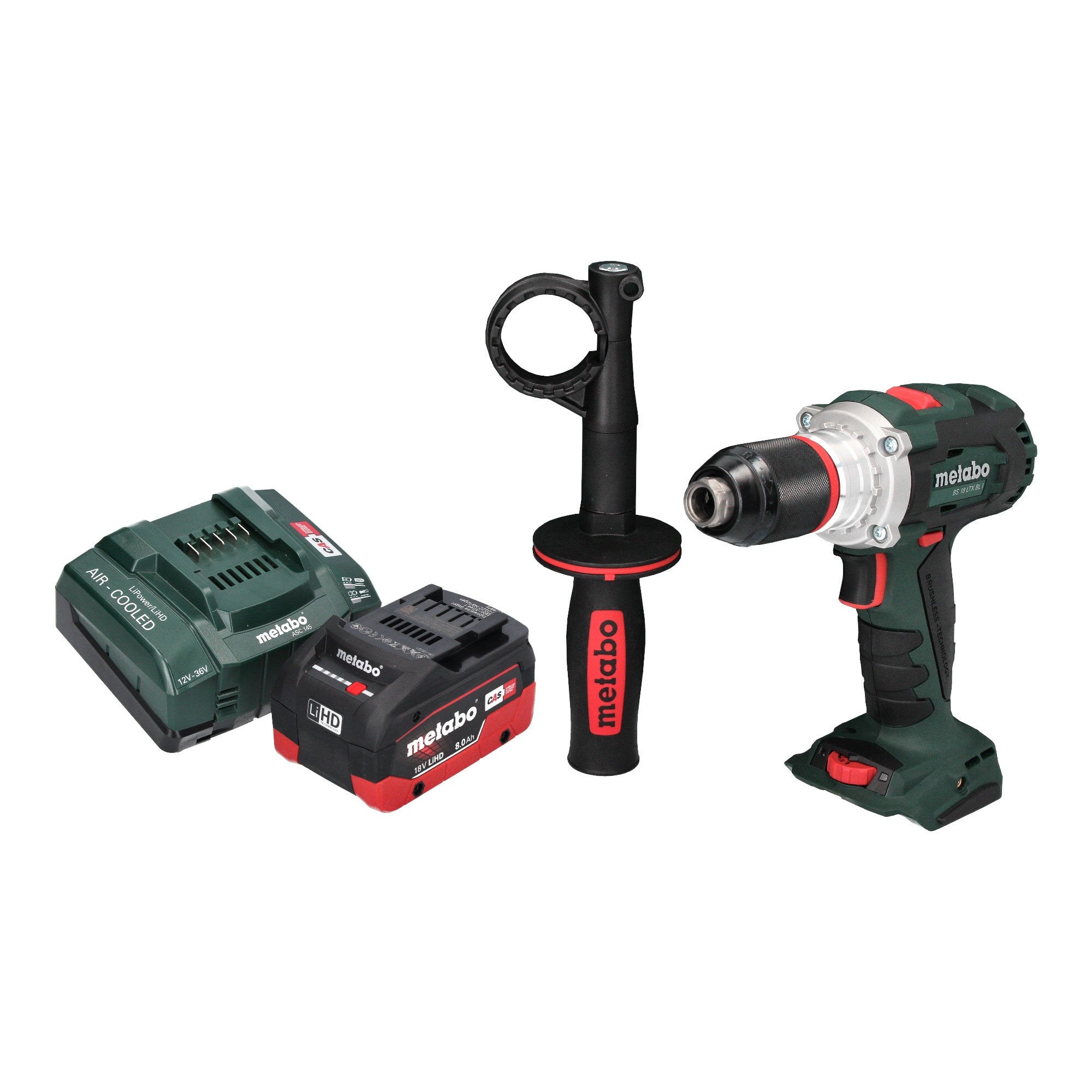 Metabo BS 18 LTX BL I Akku Bohrschrauber 18 V 130 Nm Brushless 1x LiHD Akku 8 0 Ah Ladegeraet 0 - toolbrothers