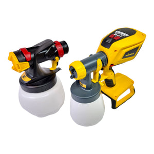 Wagner W600 FLEXiO Universal Sprayer Akku Farbsprühsystem 18 V POWER FOR ALL Brushless ( 2420174 ) + Zubehör - ohne Akku, ohne Ladegerät