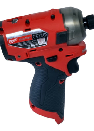 Milwaukee M12 FQID-0 Avvitatore a impulsi a batteria 12 V 50 Nm 1/4" Brushless ( 4933464972 ) Solo - senza batteria, senza caricabatterie