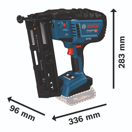 Bosch GNH 18V-64-2 Professional cordless wood nailer 18 V 1.6 x 32 - 64 mm brushless + L-Boxx ( 0601482101 ) - without battery, without charger