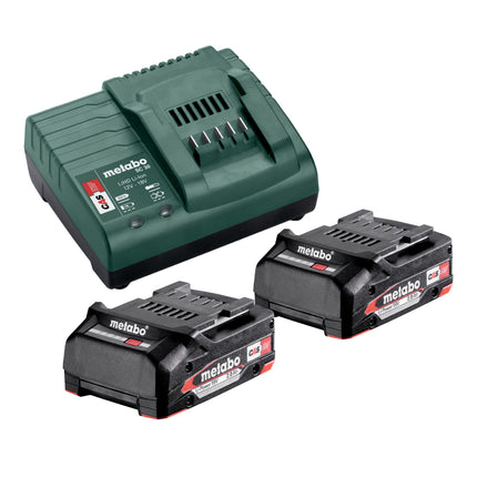Taladro atornillador a batería Metabo BS 18 L 18 V 50 Nm ( 602321500 ) + 2x batería recargable 2.0 Ah + cargador + metabox