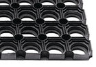 Doormat open rings ( 9000471294 ) black rubber