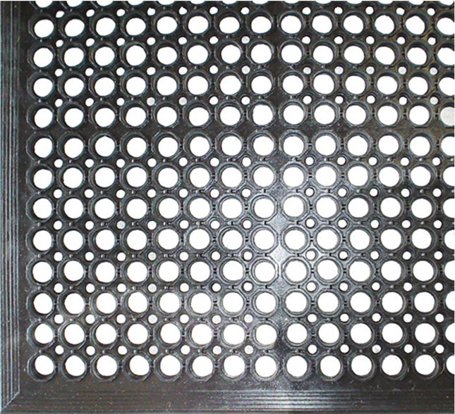 Zerbino ad anelli aperti ( 9000471303 ) in gomma nera