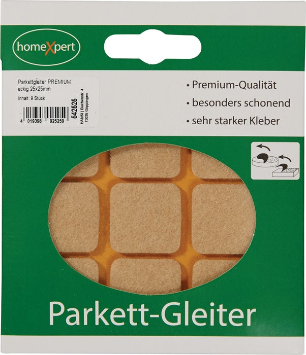 Parquet glides Premium ( 3000271033 ) 25 x 25 mm self-adhesive