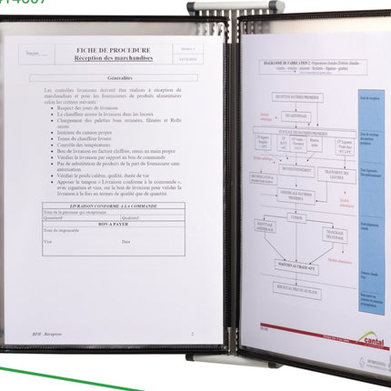 Tarifold wall holder ( 9000492071 ) 10 display boards varnished A4