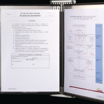 Tarifold wall holder ( 9000492071 ) 10 display boards varnished A4