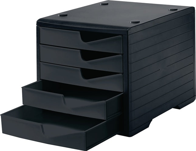 caja de almacenaje styro ( 9000493478 ) 5 cajones negro/negro