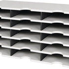 bandeja de clasificación styro Trio ( 9000493277 ) 15 compartimentos poliestireno gris/negro