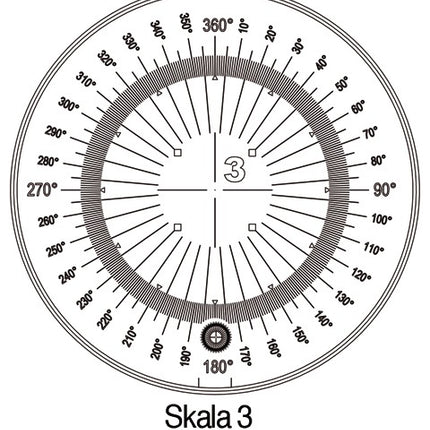 Lupa de pie suiza Tech-Line (4000851710) aumento 8x escala 1, 2, 3, 4, 5